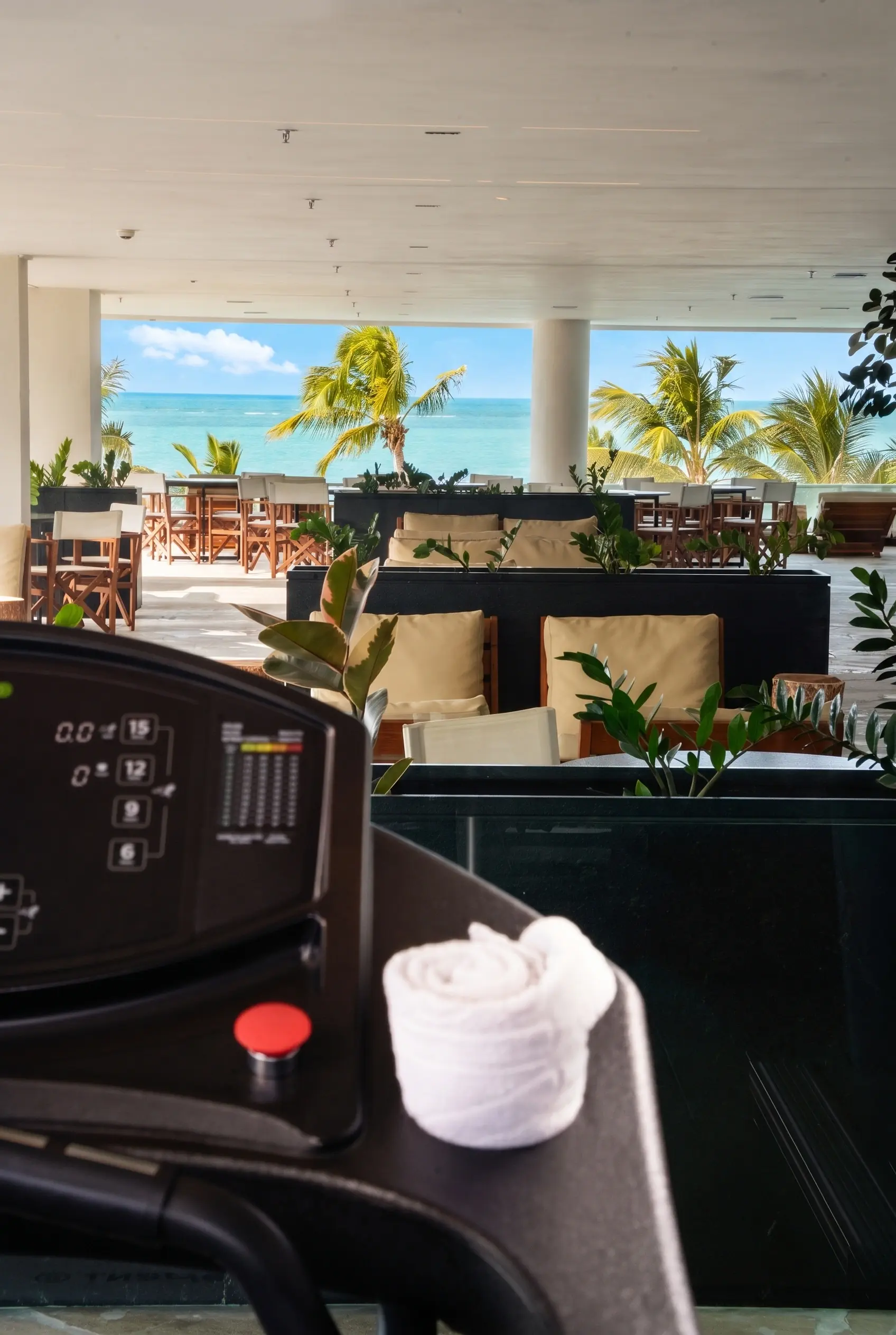 Academia do Sais Beach Living com vista para o mar da Pajuçara